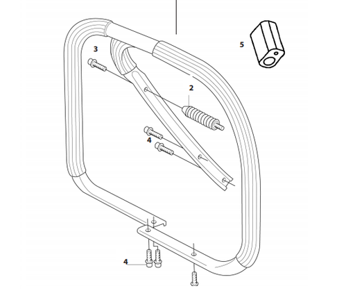 Cutters Edge 2172 Model -  Handle Assembly