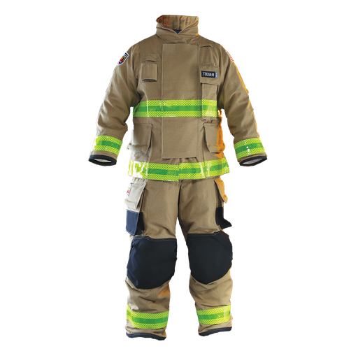 [P-8078] Fire-Dex FXR Gear Gold Tecgen71 *Demo* (Chest 44, Waist 40)