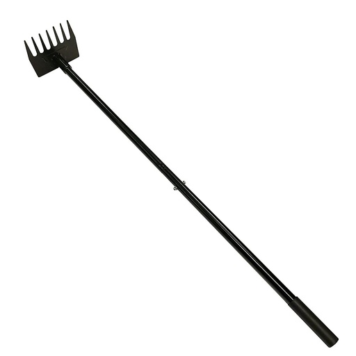 [P-8349] Mini-McLeod Rake 7" wide/Hoe Combo Tool - Two Piece Steel