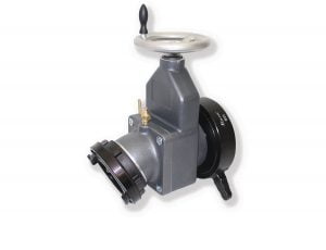 [P-8978] Kochek - 6” NHT Female x 4” Storz 11K Gate Valve 25 Degree Elbow